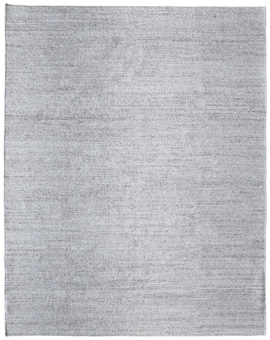 2' X 3' Silver Handmade Indoor Outdoor Area Rug HomeRoots