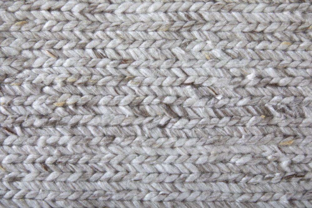 2' X 3' Silver Handmade Indoor Outdoor Area Rug HomeRoots