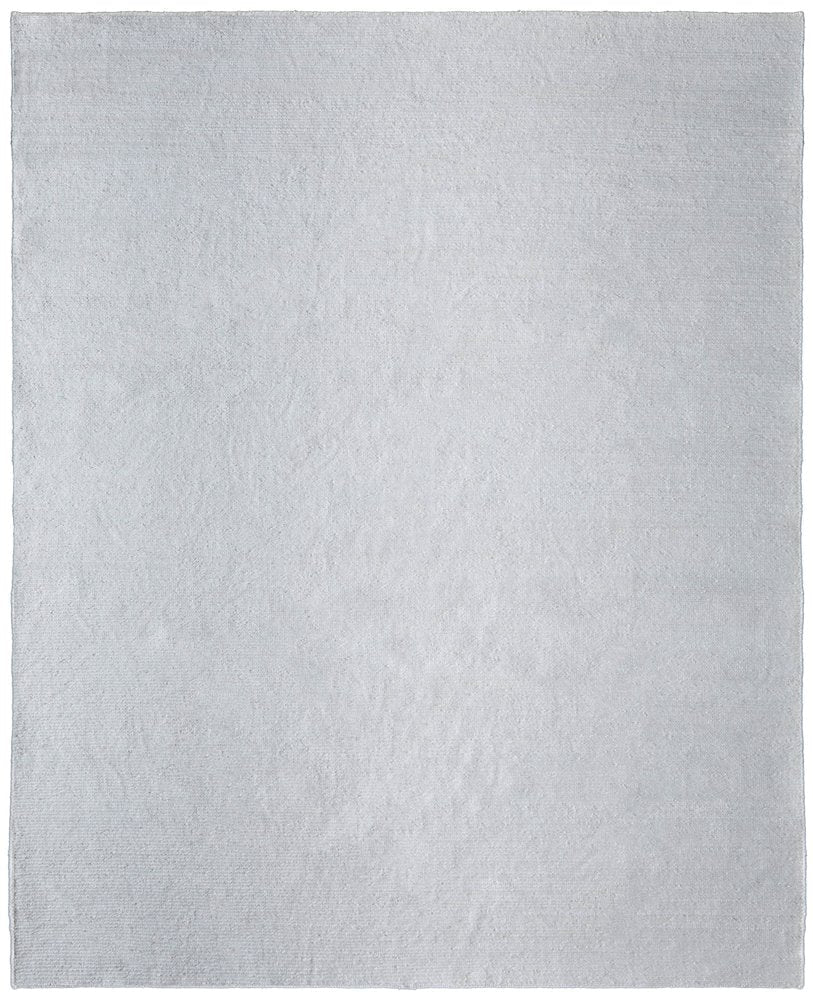 2' X 3' White Handmade Indoor Outdoor Area Rug