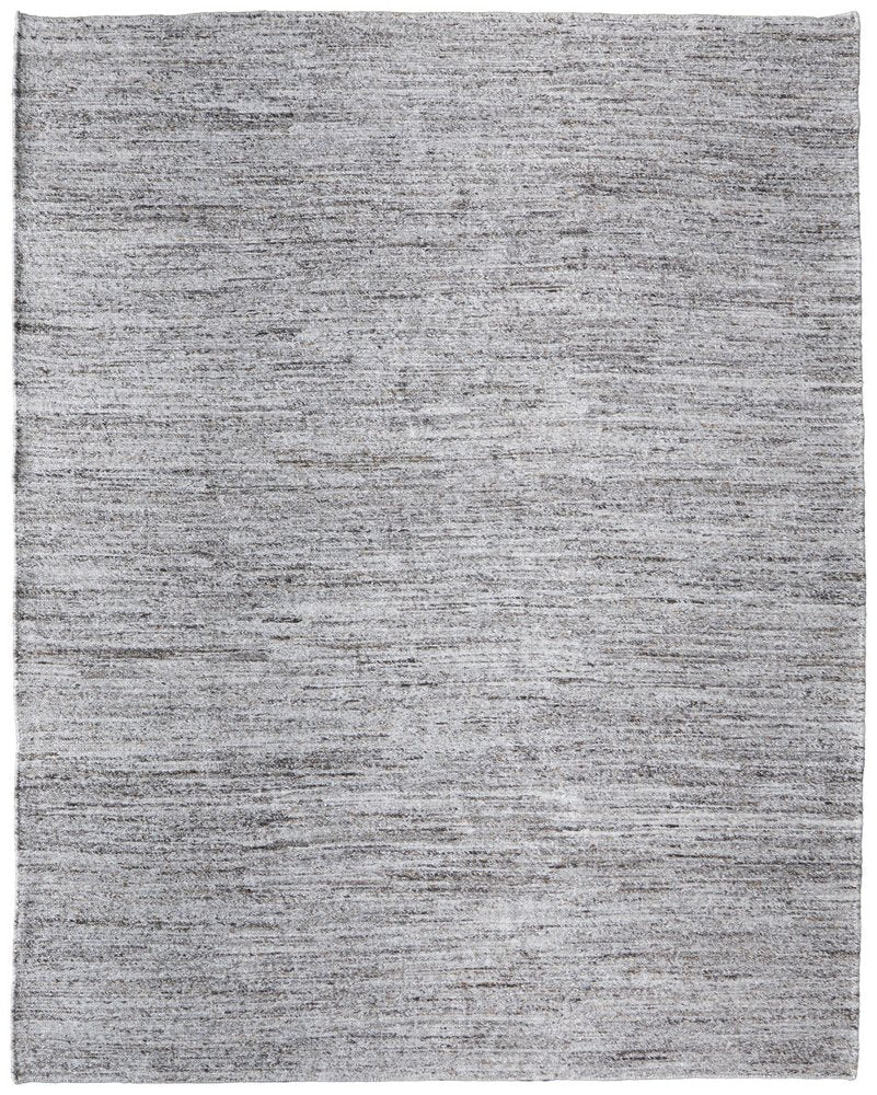 9' X 13' Gray And Brown Handmade Indoor Outdoor Area Rug HomeRoots