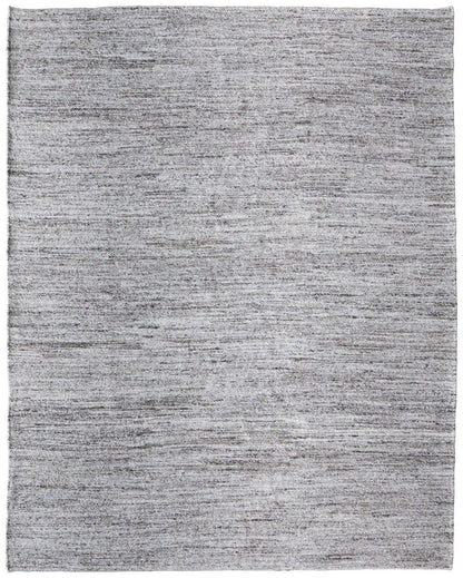9' X 13' Gray And Brown Handmade Indoor Outdoor Area Rug HomeRoots