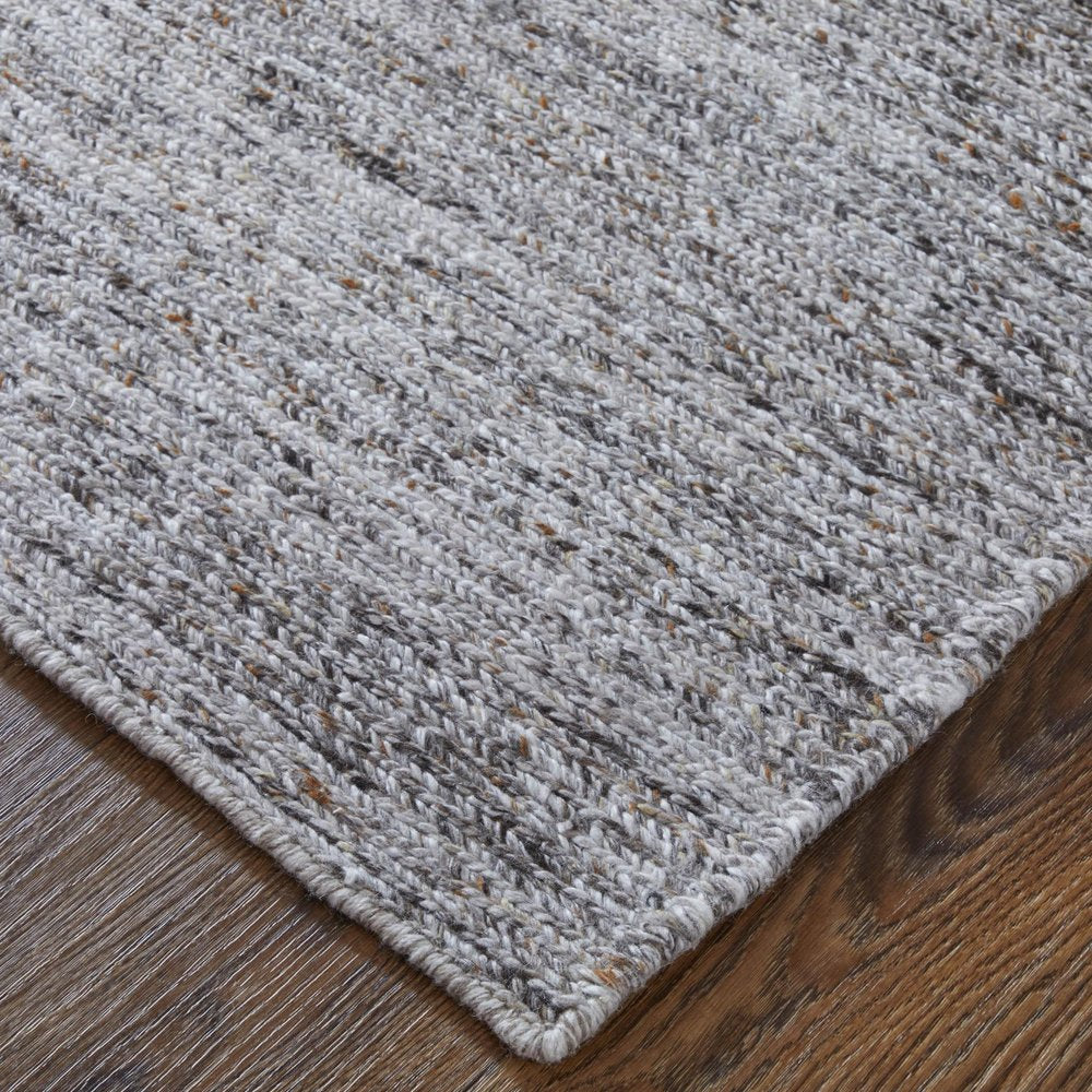 9' X 13' Gray And Brown Handmade Indoor Outdoor Area Rug HomeRoots