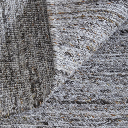 9' X 13' Gray And Brown Handmade Indoor Outdoor Area Rug HomeRoots