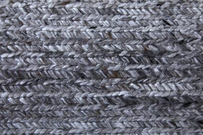 2' X 3' Gray And Ivory Handmade Indoor Outdoor Area Rug HomeRoots