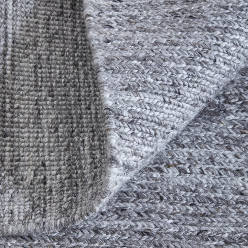 2' X 3' Gray And Ivory Handmade Indoor Outdoor Area Rug HomeRoots