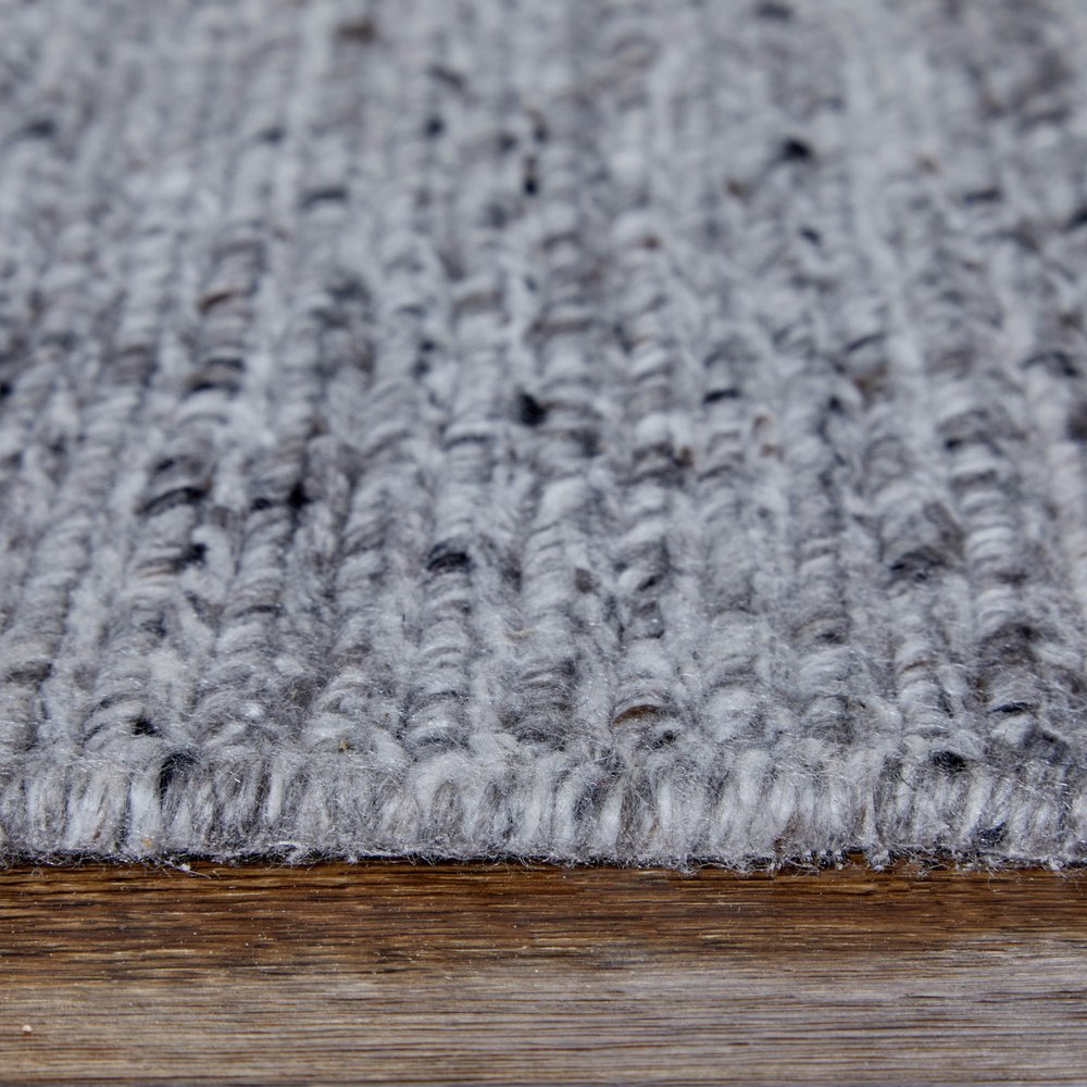 2' X 3' Gray And Ivory Handmade Indoor Outdoor Area Rug HomeRoots