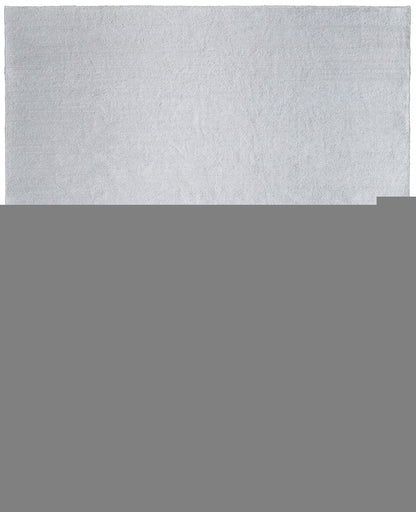 2' X 3' White Handmade Indoor Outdoor Area Rug