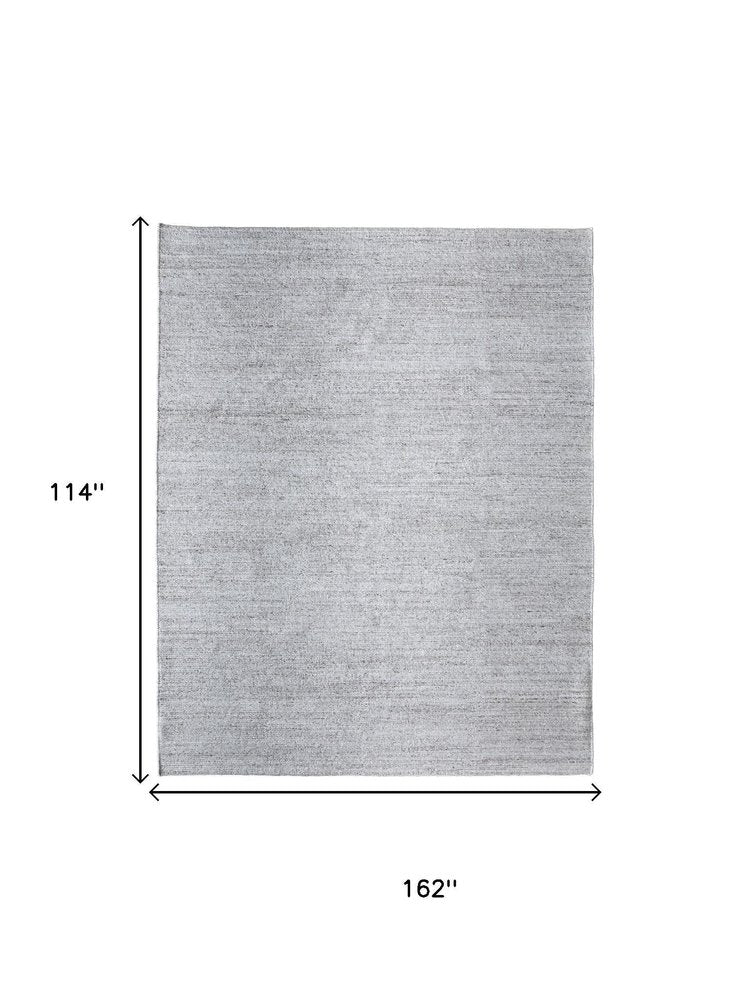2' X 3' Silver Handmade Indoor Outdoor Area Rug HomeRoots