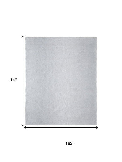 2' X 3' White Handmade Indoor Outdoor Area Rug