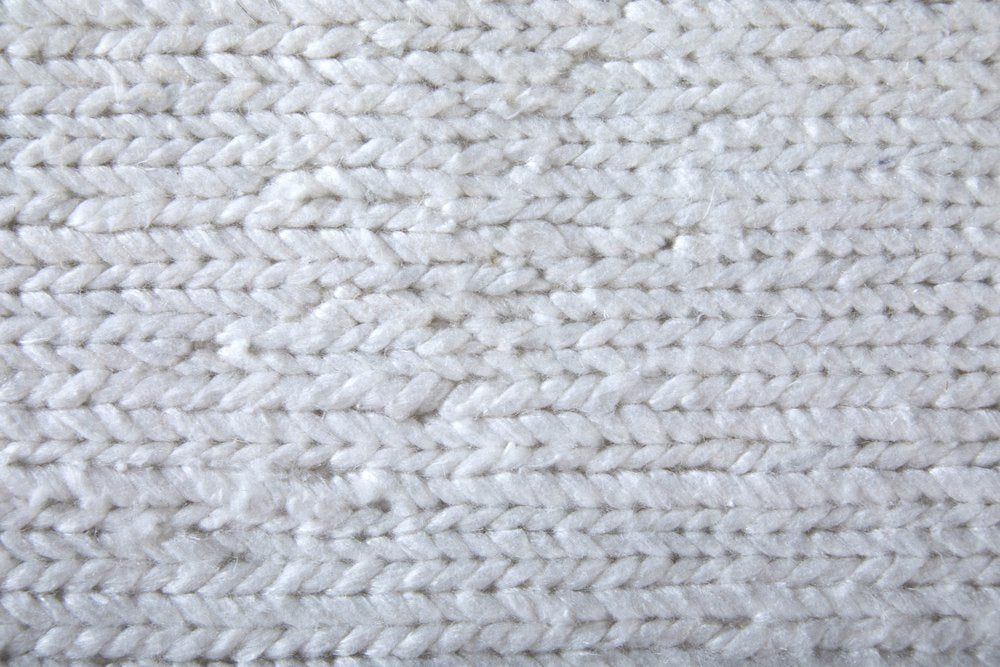 2' X 3' White Handmade Indoor Outdoor Area Rug