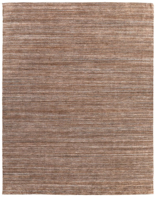10' X 14' Brown Black And Gray Handmade Indoor Outdoor Area Rug