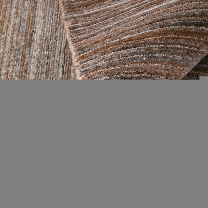10' X 14' Brown Black And Gray Handmade Indoor Outdoor Area Rug HomeRoots