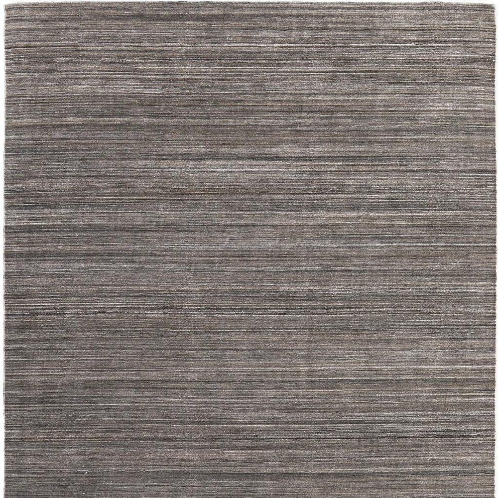 10' X 14' Black Gray And Brown Handmade Indoor Outdoor Area Rug