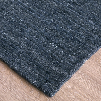 10' X 14' Blue And Gray Handmade Indoor Outdoor Area Rug