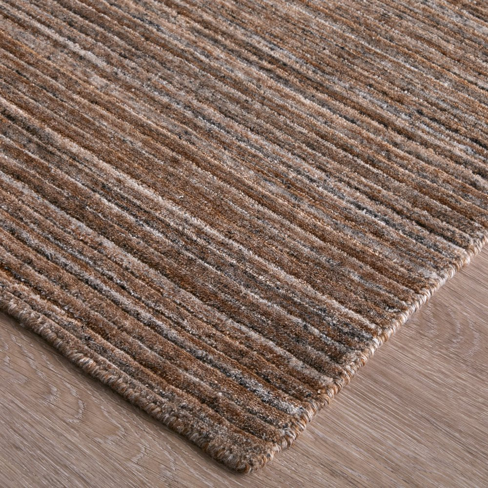 10' X 14' Brown Black And Gray Handmade Indoor Outdoor Area Rug HomeRoots