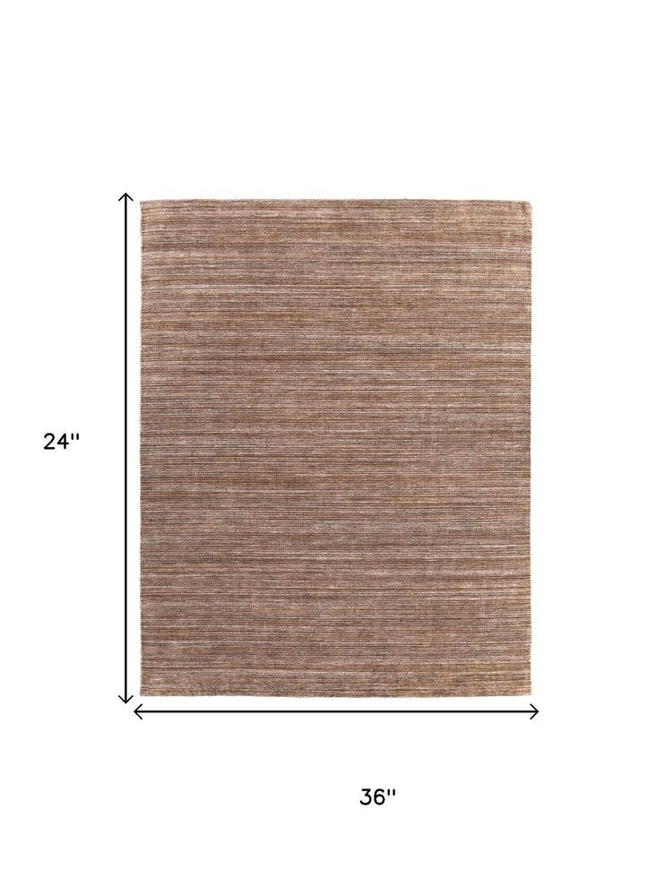 10' X 14' Brown Black And Gray Handmade Indoor Outdoor Area Rug HomeRoots