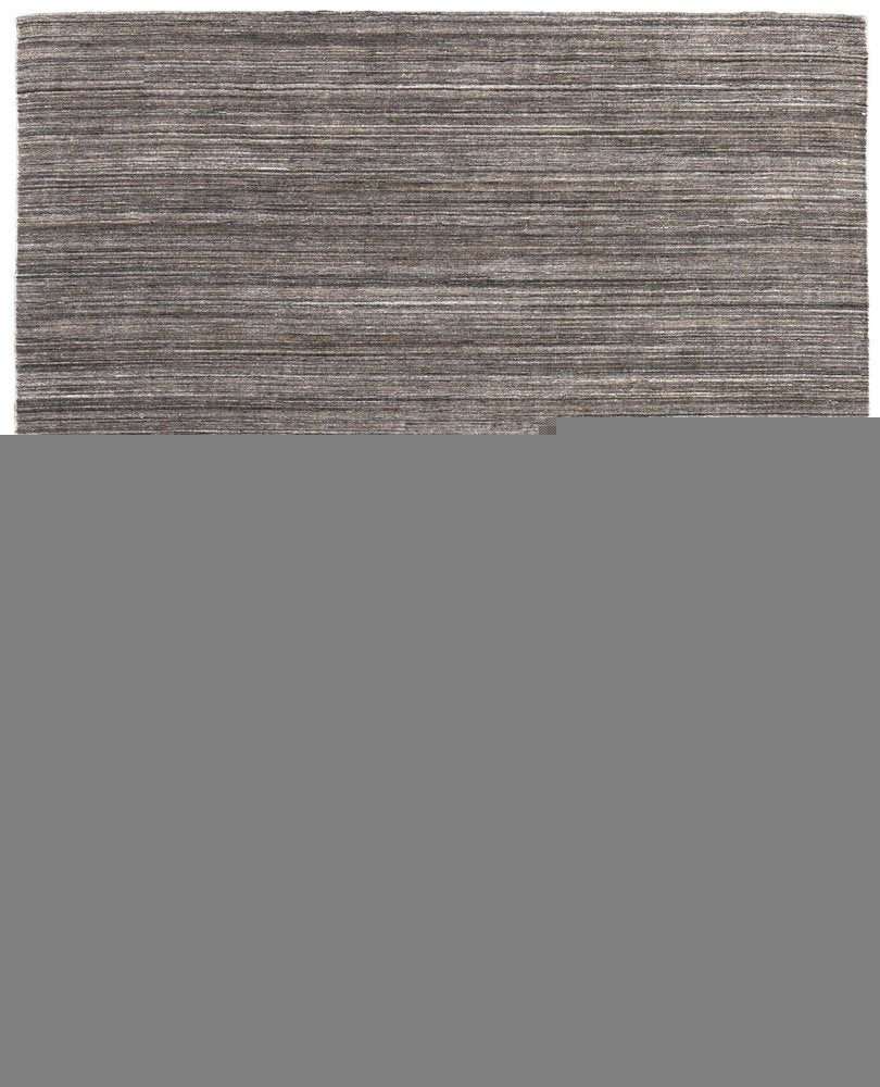 10' X 14' Black Gray And Brown Handmade Indoor Outdoor Area Rug