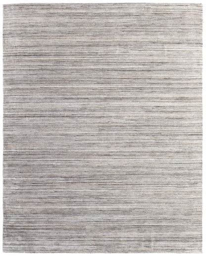 10' X 14' Gray Black And Brown Handmade Indoor Outdoor Area Rug