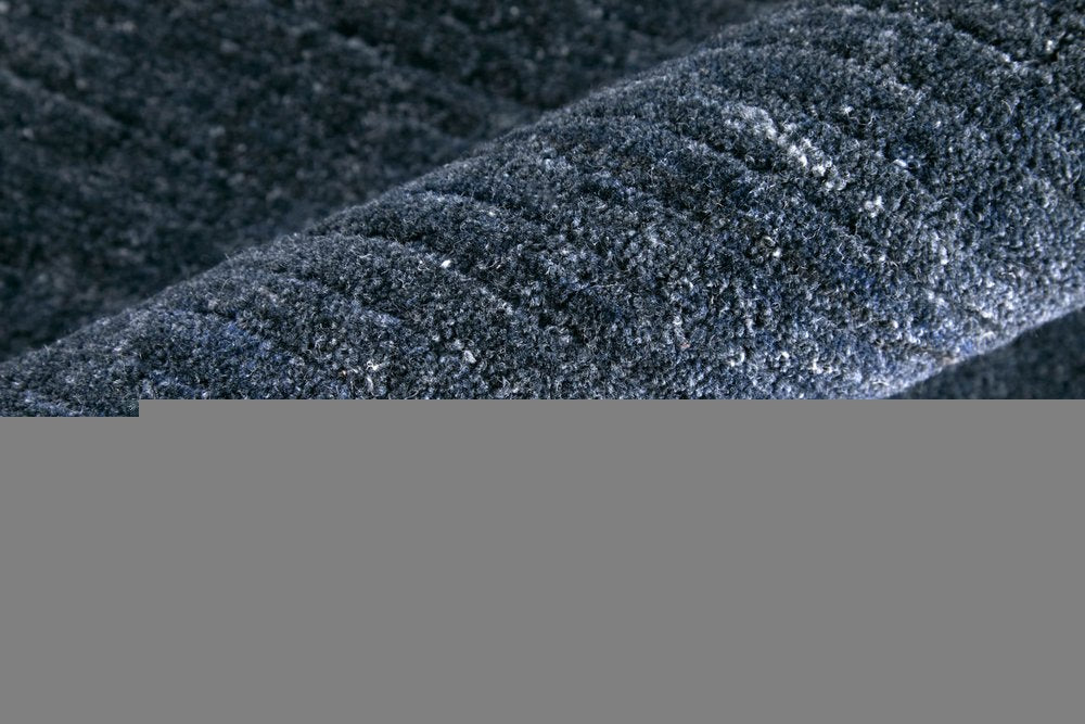 10' X 14' Blue And Gray Handmade Indoor Outdoor Area Rug