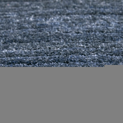 10' X 14' Blue And Gray Handmade Indoor Outdoor Area Rug