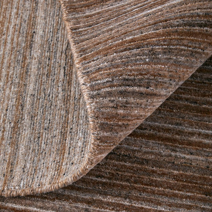 10' X 14' Brown Black And Gray Handmade Indoor Outdoor Area Rug HomeRoots