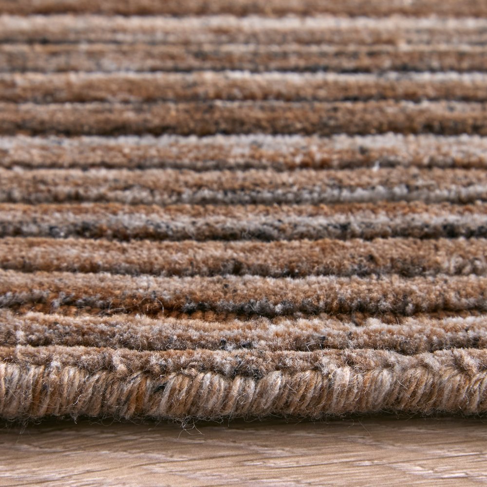 10' X 14' Brown Black And Gray Handmade Indoor Outdoor Area Rug HomeRoots