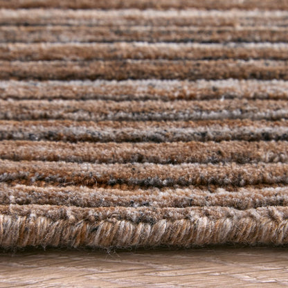 10' X 14' Brown Black And Gray Handmade Indoor Outdoor Area Rug HomeRoots