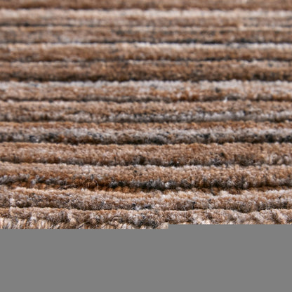 10' X 14' Brown Black And Gray Handmade Indoor Outdoor Area Rug HomeRoots