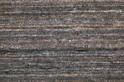10' X 14' Black Gray And Brown Handmade Indoor Outdoor Area Rug