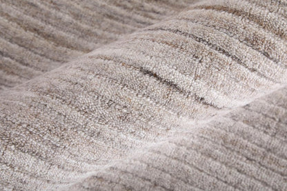 9' X 12' Ivory And Tan Handmade Indoor Outdoor Area Rug