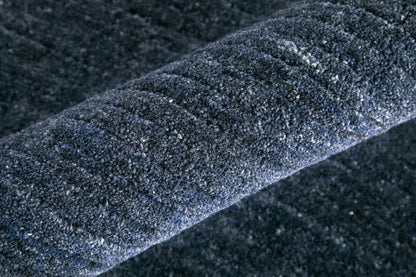 10' X 14' Blue And Gray Handmade Indoor Outdoor Area Rug