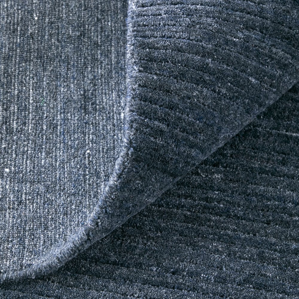 10' X 14' Blue And Gray Handmade Indoor Outdoor Area Rug