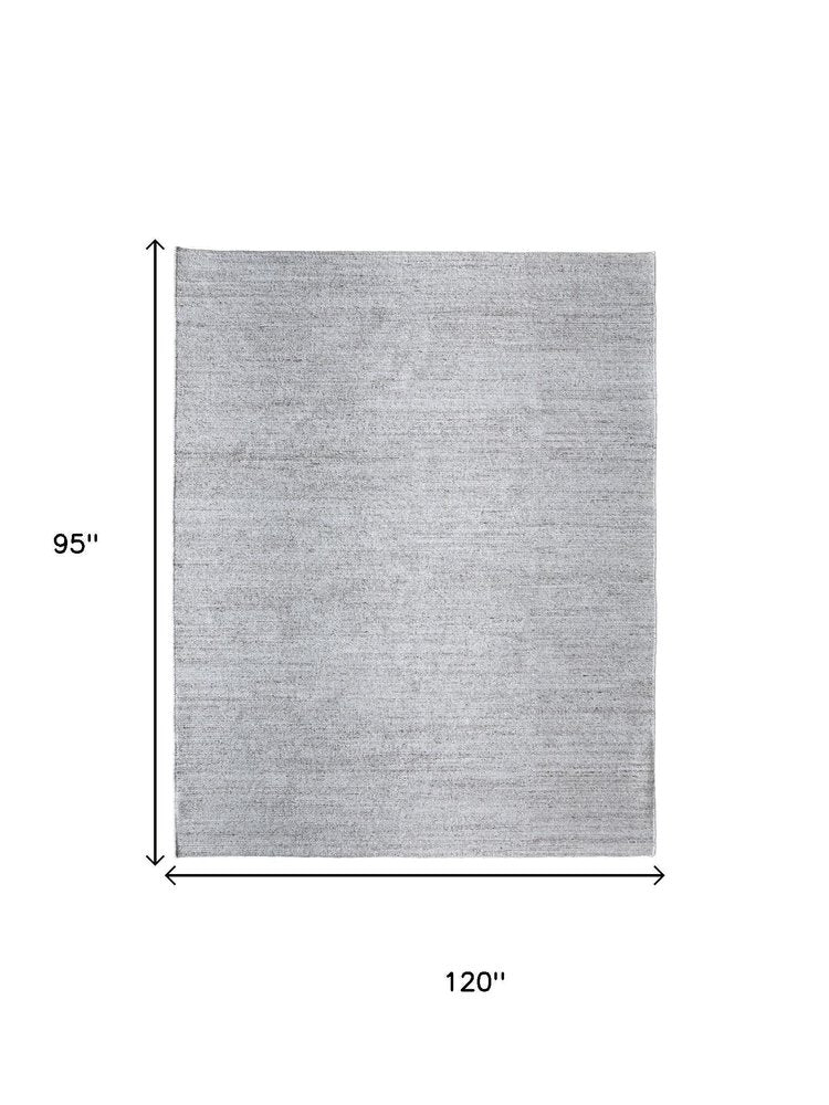 2' X 3' Silver Handmade Indoor Outdoor Area Rug HomeRoots