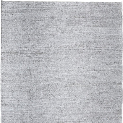 2' X 3' Silver Handmade Indoor Outdoor Area Rug HomeRoots