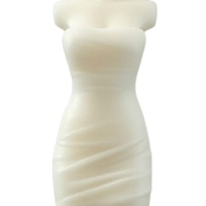 4" Ivory Unscented Dimensional Form Candle