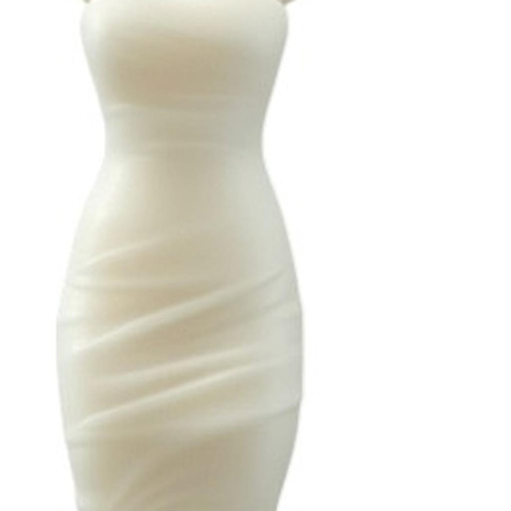 4" Ivory Sea Salt And Orchid Scented Dimensional Form Candle — view 7