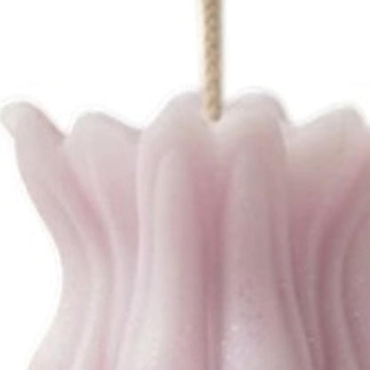 5" Orchid Rose Petals Scented Dimensional Flower Candle Round Novelty HomeRoots