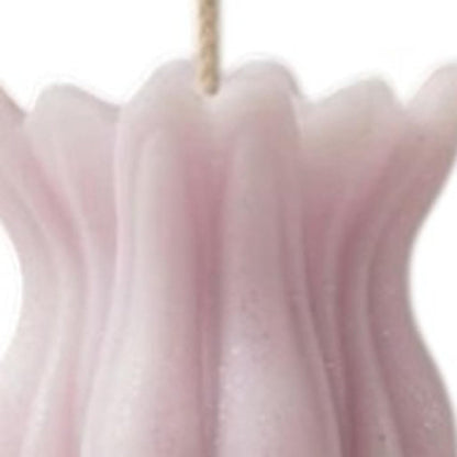 5" Orchid Rose Petals Scented Dimensional Flower Candle Round Novelty HomeRoots