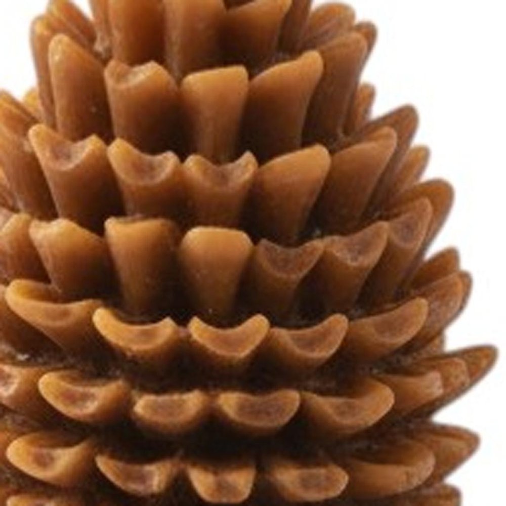 3" Brown Autumn Harvest Scented Dimensional Pinecone Candle — view 11
