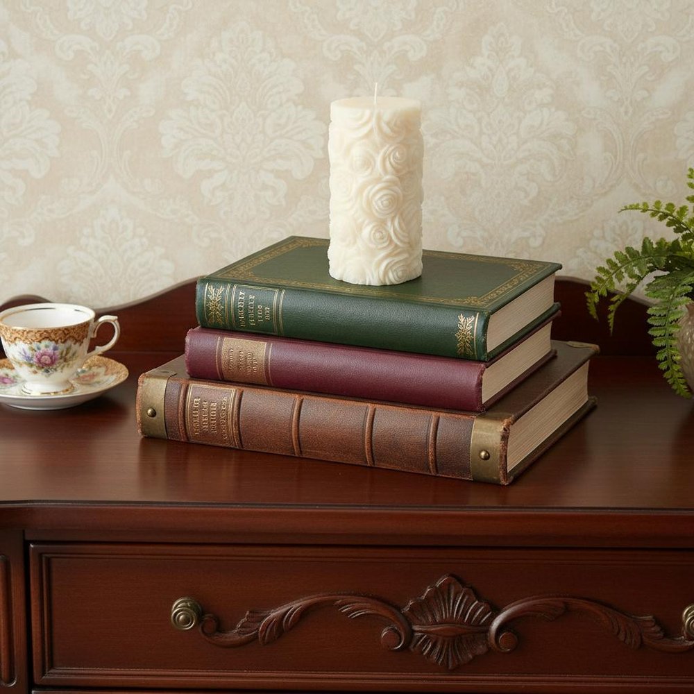 2" Ivory Day at the Spa Scented Candle Cylinder Pillar — view 11