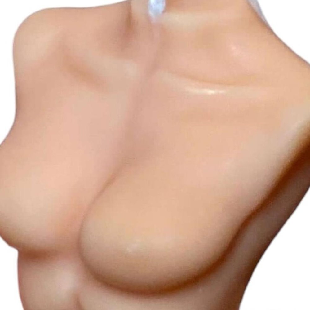 4" Natural Unscented Dimensional Female Form Candle — view 3