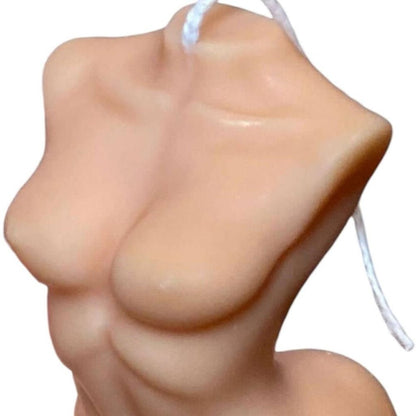 4" Natural Black Ice Scented Dimensional Female Form Candle HomeRoots