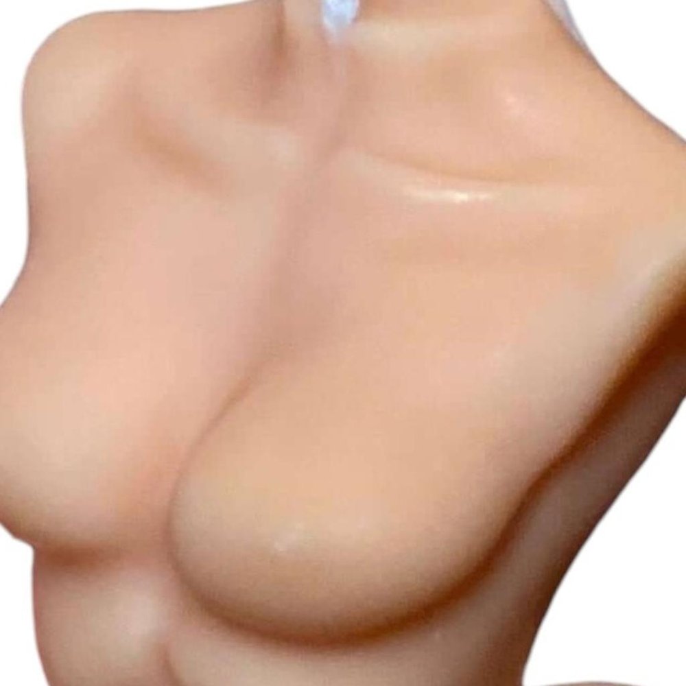 4" Natural Black Ice Scented Dimensional Female Form Candle HomeRoots
