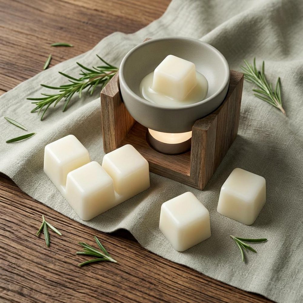 Set of Six Ivory White Birch Scented Soy Wax Melts — view 1