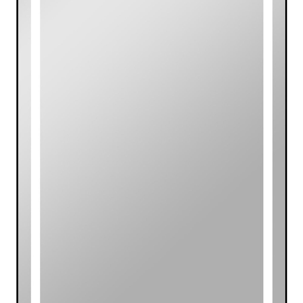 64" Black Aluminum Lighted Framed Full Length Mirror — view 4