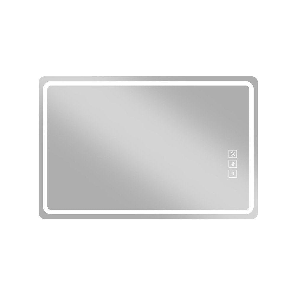 32" Silver Lighted Frameless Anti Fog Bathroom Vanity Mirror — view 5
