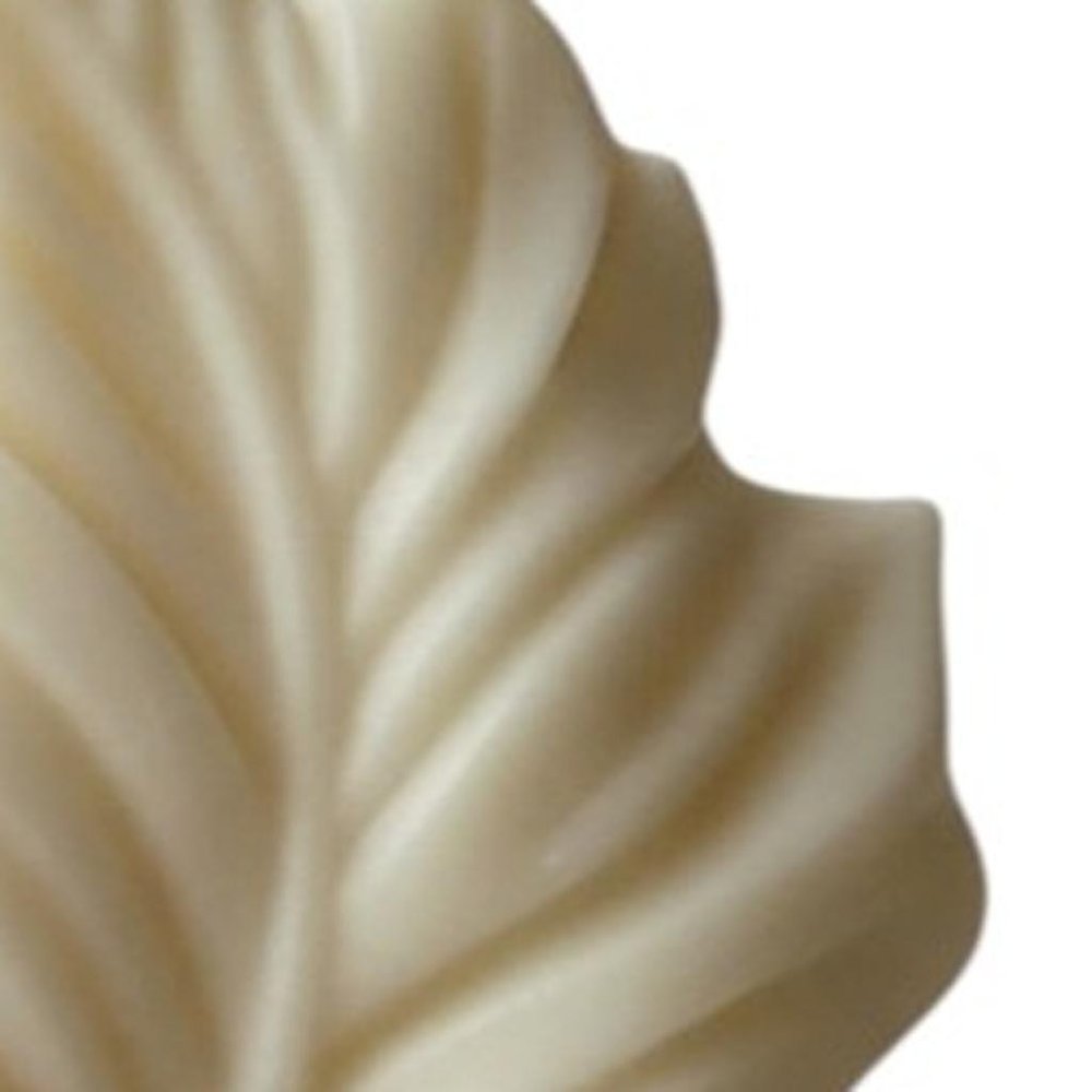 6" Ivory Honeysuckle Scented Dimensional Feather Candle Novelty Novelty — view 17
