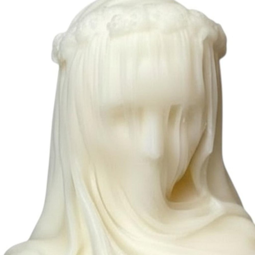 6" Ivory Unscented Dimensional Lady Candle Novelty Novelty — view 2