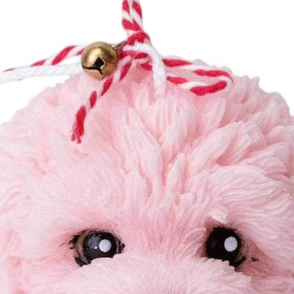 2" Pink Unscented Dimensional Dog Candle Novelty Novelty — view 2