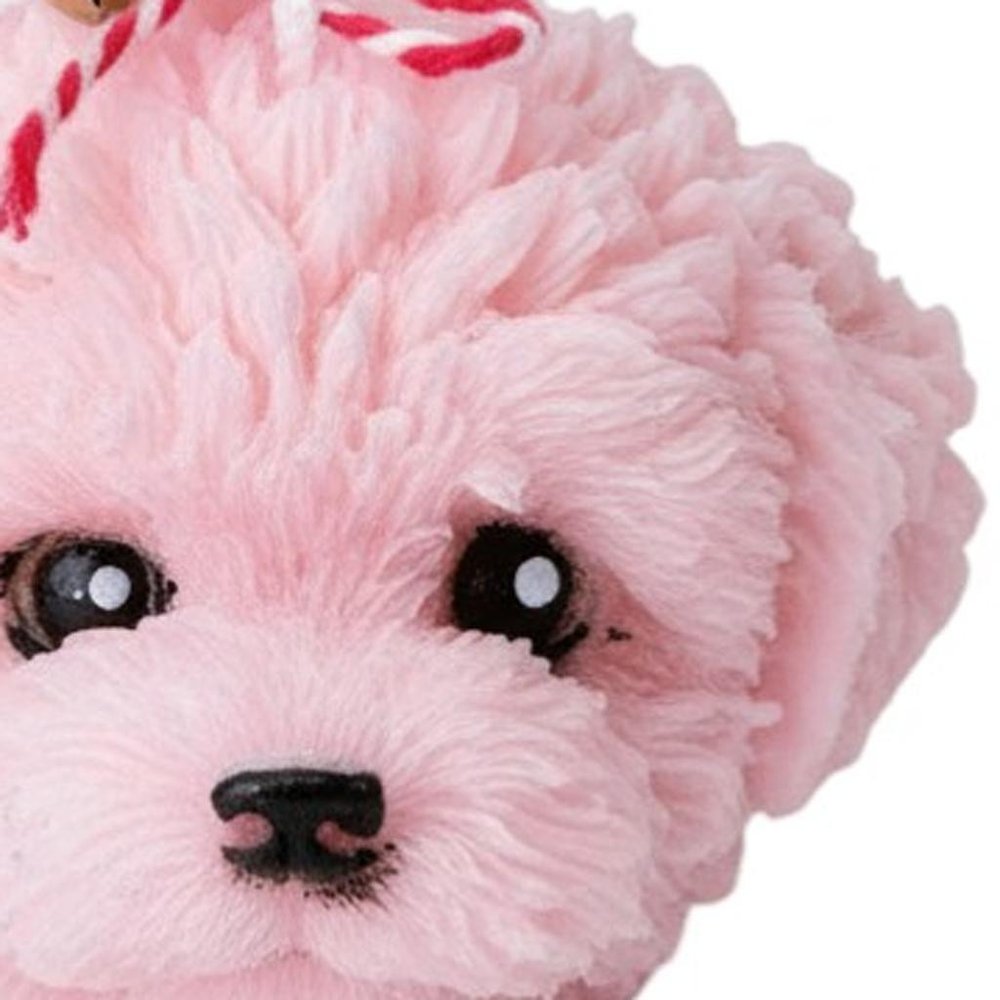 2" Pink Cashmere Plum Scented Dimensional Dog Candle Novelty Novelty — view 8